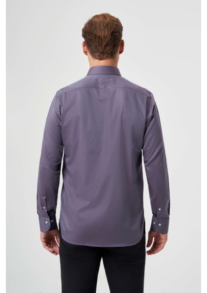 Regular Fit Füme Klasik Erkek Gömlek GM23K232047_D57 fiyatları