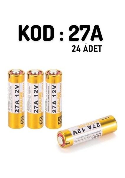 Transformacion 20+4 Adet LR27 A27 12 Volt Ultra Power Pil