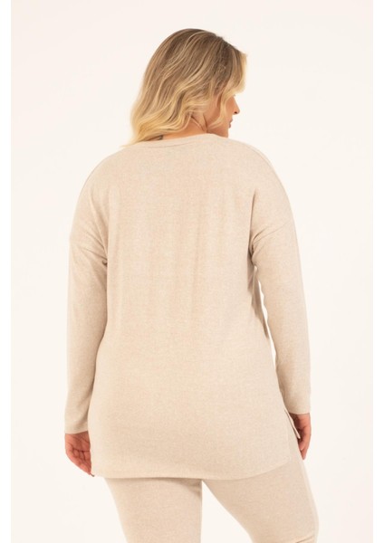 Basic V Yaka Triko Kazak indirimleri