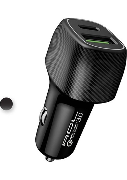 Type-C USB Araç Çakmaklık 36W Pd Hızlı Şarj Soketi Araba Usb-C Şarz Iphone Samsung Xiaomi Uyumlu