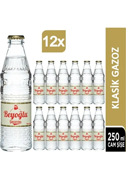 Klasik Gazoz 12 x 250 ml + Limonlu Gazoz 12 x 250 ml