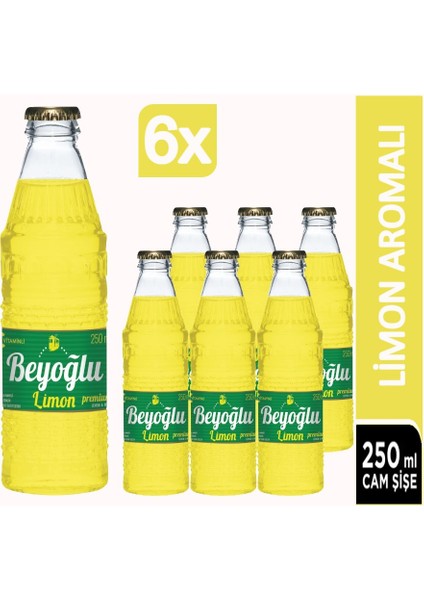 Zencefil Aromalı Gazoz 6 x 250 ml + Limonlu Gazoz 6 x 250 ml