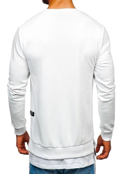 Efeel Baskılı Kadın Sweatshirt Trend Günlük Sweat