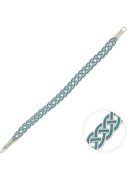 Gümüş El Örmesi Bileklik