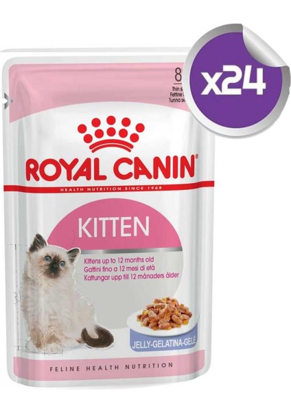 Kitten Jelly Yavru Kedi Konservesi 85 gr 24 Adet