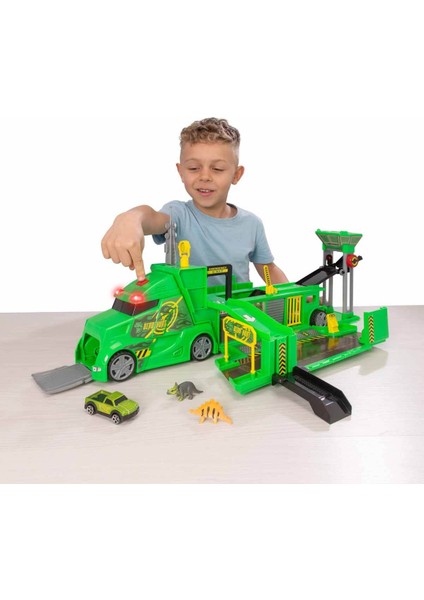 Sesli ve Işıklı Dino Command Truck Oyun Seti