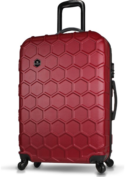 Honey Abs Büyük Boy Valiz Bordo