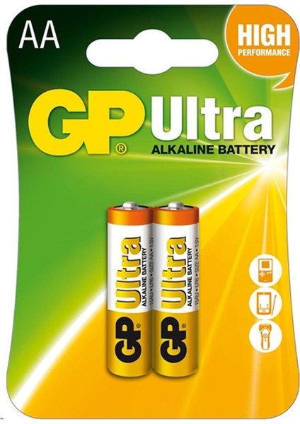Gp 15AU-2U2 Alkalin Kalem Pil 2 Li Paket (81)