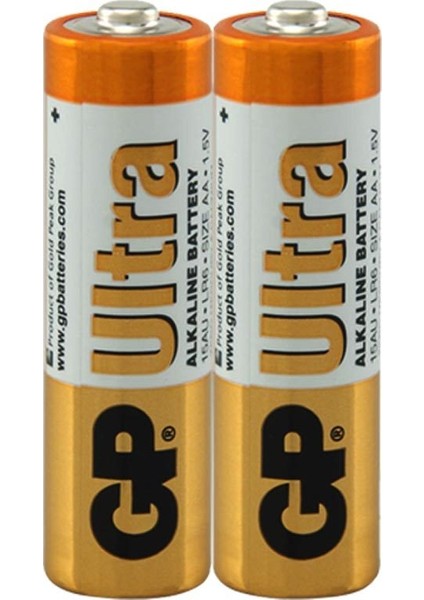 Gp 15AU-2U2 Alkalin Kalem Pil 2 Li Paket (81)