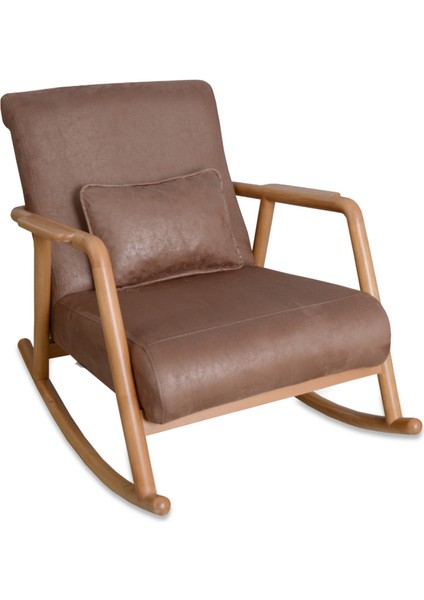 Minito Naturel Açık Kahve Sallanan Sandalye Dinlenme Koltuğu modelleri