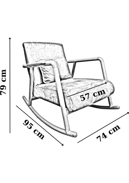 Minito Naturel Açık Kahve Sallanan Sandalye Dinlenme Koltuğu indirimleri