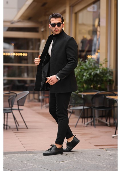 Erkek Yeni Sezon Kısa Kaşe Kaban