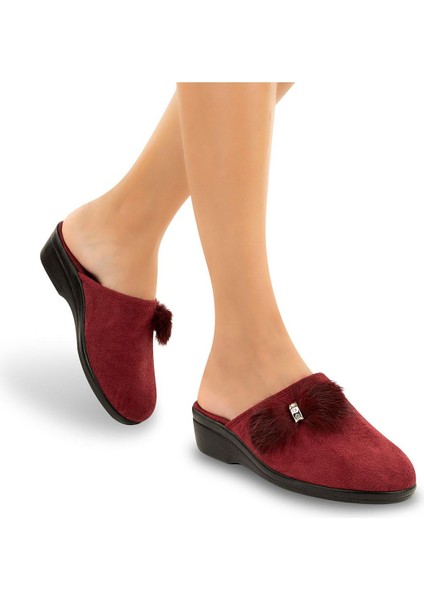 Orthopedix Rina Tüy Aksesuarlı Kadın Ev Terliği 31903 modelleri