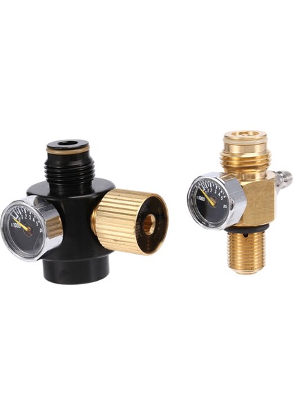 Pcp Hava Tankı Silindir Regülatörü Ayarlanabilir Basınç 0-2800PSI ve Hpa Tankı Pimi Vana 300BAR 5/8-18UNF (Yurt Dışından)