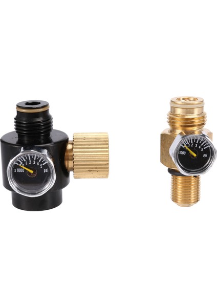 Pcp Hava Tankı Silindir Regülatörü Ayarlanabilir Basınç 0-2800PSI ve Hpa Tankı Pimi Vana 300BAR 5/8-18UNF (Yurt Dışından)