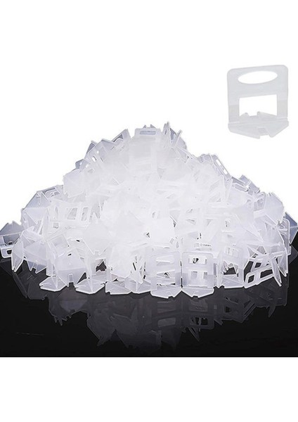 600 Adet Kiremit Tesviye Sistemi Klipleri 1/8 Inç (3mm) Fayans Tesviye Ara Parçaları Aracı Seramik Karo ve Taş Kurulumu (Yurt Dışından)