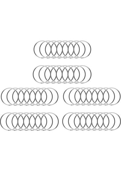 300 Adet, 1 Inç Anahtarlık Açık Anahtarlık Metal Anahtarlık Düz Halka Ev Araba Anahtarlık (Yurt Dışından) fiyatları