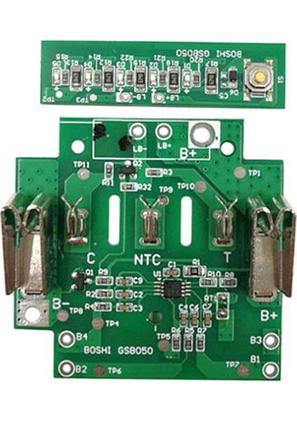 2x Bosch 18 V BAT610 BAT609 BAT618 Lityum Iyon Kutusu Şarj Koruma Devre Pcb (Yurt Dışından)