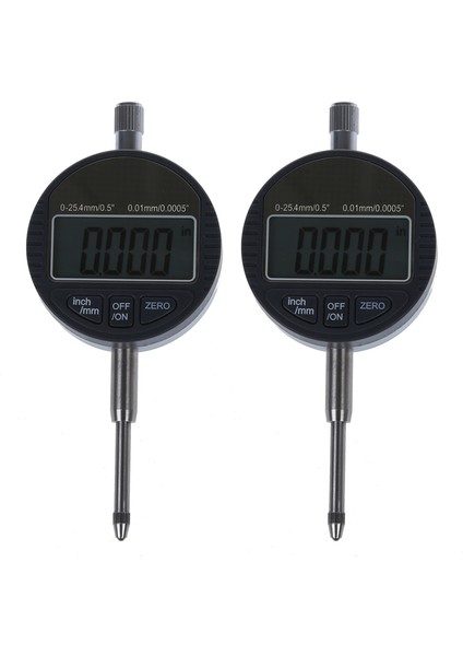 2x Dijital Komparatör Saati Dtı 0,01 MM/.0005 Inç Aralığı 0-25,4 Mm/1 Inç Saat Göstergesi (Yurt Dışından) fiyatları