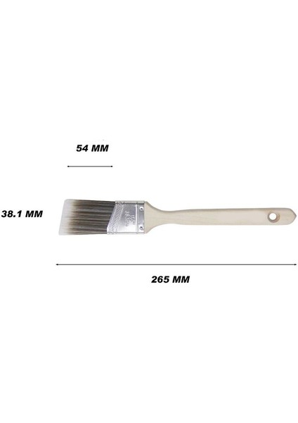 5 Parçalı Boya Fırçası Komple Set, Küçük Yardımcı Eğik Ağız Yağ Fırçası, Dekorasyon Için Özel Fırça (Yurt Dışından) fırsatları