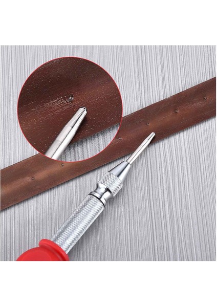 5 Inç Otomatik Merkez Delik Delgeç Işaretleyici Scriber Pencere Delgeç Kırıcı Aracı, Yastık Kapaklı ve Ayarlanabilir Darbe, 2 Parça Yedek Uç Dahil (Yurt Dışından)