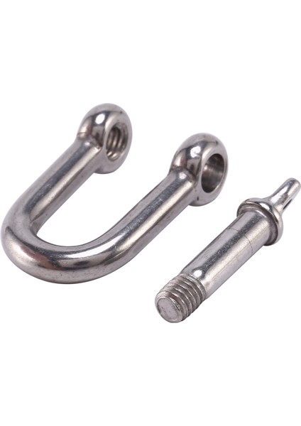 4 Adet M6X38MM Düz D-Köstek, Kısa, Paslanmaz Çelik Aısı 316 (Yurt Dışından)