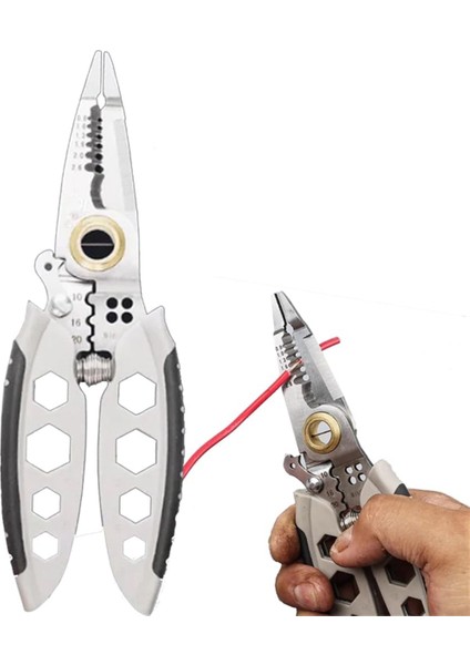 7 Inç Çok Amaçlı Tel S Elektrik Kablosu Sıkma Aleti 2'li Paket - Renkli (Yurt Dışından) modelleri