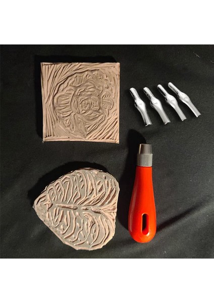 Linolyum Kesici Seti, 10 Takım Zanaat Lino Kesiciler, Lino Kesim ve Işçiliği, Oymalar, El Sanatları Için 30 Çeşitli Bıçaklı (Yurt Dışından)