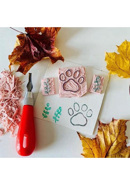 Linolyum Kesici Seti, 10 Takım Zanaat Lino Kesiciler, Lino Kesim ve Işçiliği, Oymalar, El Sanatları Için 30 Çeşitli Bıçaklı (Yurt Dışından) modelleri