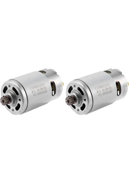 2x RS550 12 V Dc Motor Dıy Güç Aracı Kiti ile Iki Hızlı 12 Diş ve Elektrikli Matkap Tornavida Için Yüksek Tork Şanzıman (Yurt Dışından)