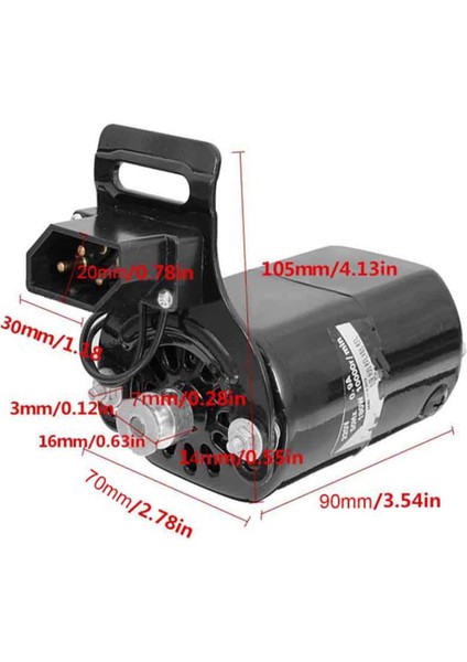 2x 220V 180W 0.9A Kaliteli Yerli Ev Dikiş Makinesi Motoru 10000RPM Dikiş Makinesi Motoru Siyah (Yurt Dışından) fırsatları