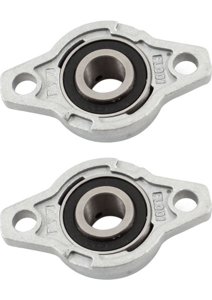 2x Aks Monteli Bilyalı Kendinden Hizalamalı Yastık Blok Rulman 12MM KFL001 (Yurt Dışından)