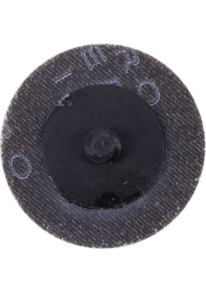 100 Adet 2 Inç /50 mm 80 Grit Rulo Kilitli Zımpara Diski Aşındırıcı Pedler (Yurt Dışından)