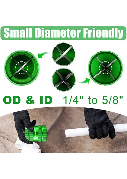 3x Boru Rayba Aracı [tesisatçıların Verimli Yardımcısı] Bakır Pvc Boru Temizleyici, Boru ve Boru Raybası Için Çapak Alma Aracı (Yurt Dışından) fırsatları
