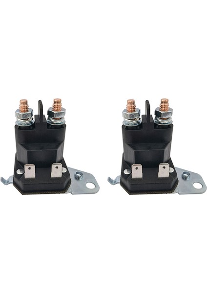 2x Starter Elektromanyetik 762-1261-211-50 762-1261-211-51 12V 100A 4 Terminal ve Mtd Çim Biçme Traktörüne Uygun (Yurt Dışından)