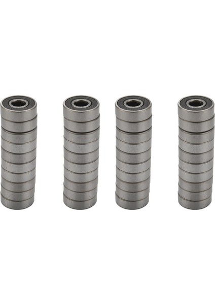 40 Paket 608-2RS Bilyalı Rulman - Çift Kauçuk Keçeli Minyatür Sabit Bilyalı Rulmanlar (8mm x 22MM x 7mm) (Yurt Dışından)