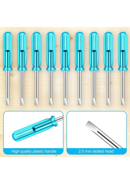 100PCS Mini Oluklu Tornavida, Küçük Ev Aletleri Tamiri Için 2.0mm Düz Kafa 45MM Uzunluk (Yurt Dışından) indirimleri