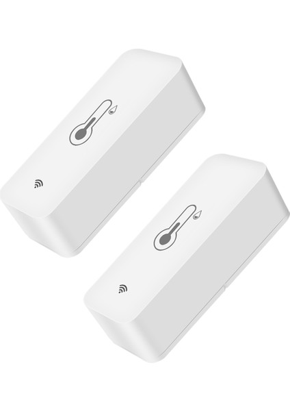 2 Adet Tuya Akıllı Sıcaklık ve Nem Sensörü Wifi App Akıllı Ev Için Uzaktan Monitör Var Akıllı Yaşam App Kontrolü (Yurt Dışından)