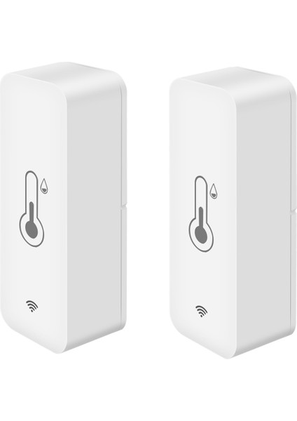 2 Adet Tuya Akıllı Sıcaklık ve Nem Sensörü Wifi App Akıllı Ev Için Uzaktan Monitör Var Akıllı Yaşam App Kontrolü (Yurt Dışından)
