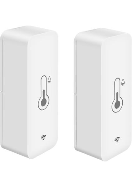 2 Adet Tuya Akıllı Sıcaklık ve Nem Sensörü Wifi App Akıllı Ev Için Uzaktan Monitör Var Akıllı Yaşam App Kontrolü (Yurt Dışından)