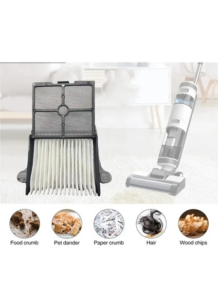 2pcs Tineco Için Yıkanabilir Hepa Filtresi Bir Kat S7/s7 Pro Kablosuz Islak Kuru Vakum Süpürge Yedek Parçaları (Yurt Dışından)