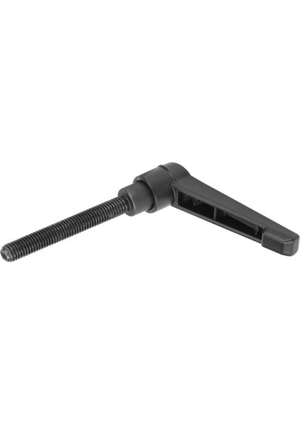 4 Parça Kelepçe Kolu, M8 Paslanmaz Çelik Dış Dişli Ayarlanabilir Kol Makine Kolu, Siyah (40 Mm) (Yurt Dışından)