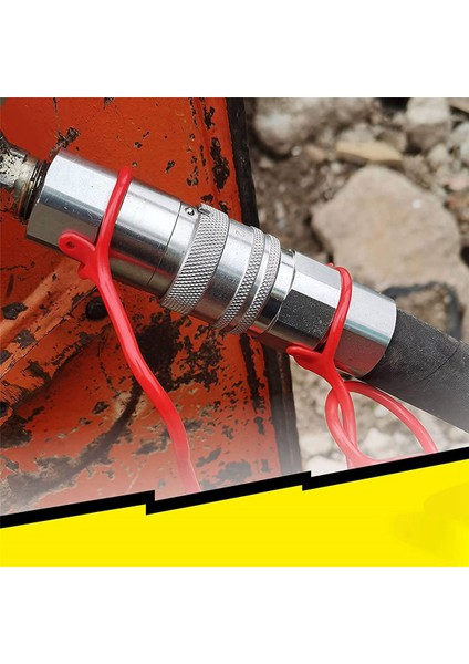 1/2 Inç Npt Hidrolik Bağlantı Elemanı Skid Steer Bobcat Düz Yüz Hızlı Bağlantı Kaplinleri 2 Adet Toz Kapağı ile (Yurt Dışından)