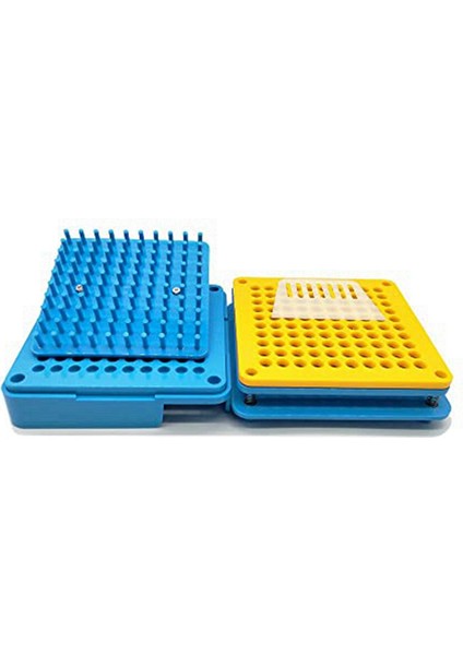 2x Toz Dolum Makinesi 00 Boyutlu Laboratuar Tepsileri El Hareketi Kolay Kullanım (100 Delik 00 Boyut) (Yurt Dışından)
