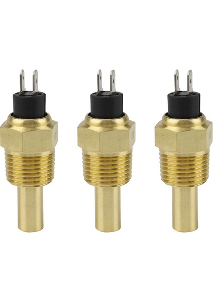 3x Vdo Motor Su Sıcaklık Sensörü Yağ Sıcaklık Sensörü 1/2npt 21MM Dişli Jeneratör Seti Için (Yurt Dışından)