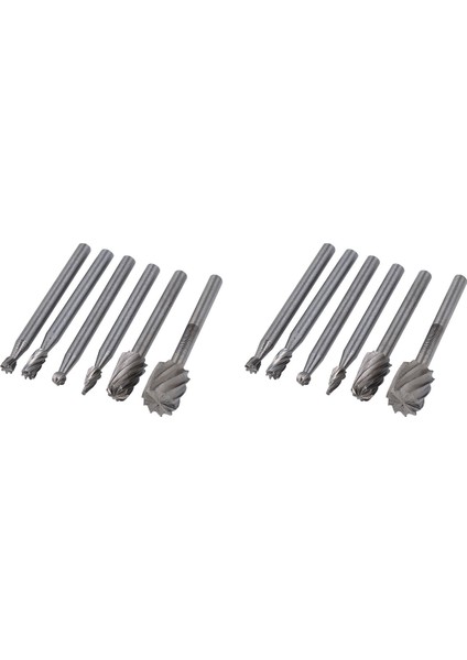 12PCS Hss Döner Çoklu Takım Çapak Yönlendirme Yönlendirici Bit Değirmen Kesici Eki Dremel Için (Yurt Dışından)