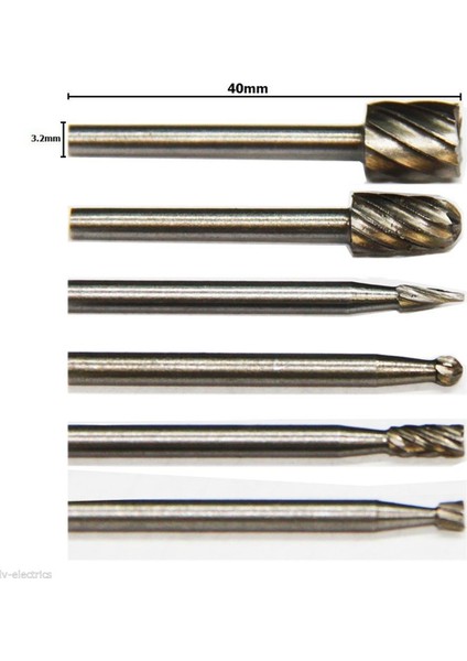 12PCS Hss Döner Çoklu Takım Çapak Yönlendirme Yönlendirici Bit Değirmen Kesici Eki Dremel Için (Yurt Dışından) fırsatları