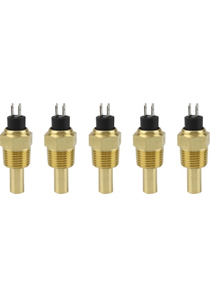 5x Vdo Motor Su Sıcaklık Sensörü Yağ Sıcaklık Sensörü 1/2npt 21MM Konu Jeneratör Seti Için (Yurt Dışından)