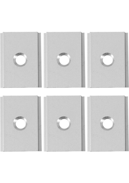 6 Adet M6 T-Track Slider Sürgülü Somun Alüminyum Alaşımlı T Yuvası Somun Profil Ağaç Işleme Aleti Yuvası Bağlantı Elemanı (Yurt Dışından)