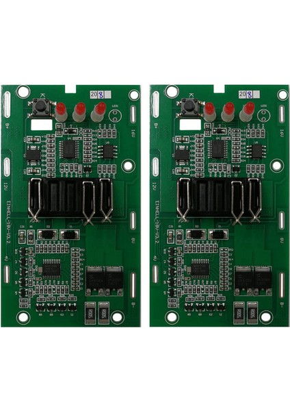 2x 4511396 Li-Ion Şarj Koruma Devre Kartı Pcb Kartı Einhell Power X-Change 18V 20V Lityum (Yurt Dışından)